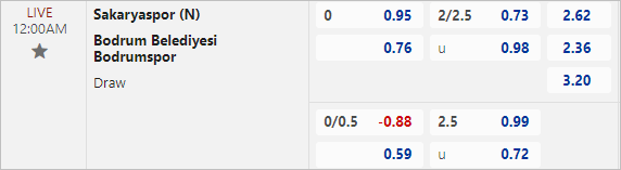 Soi kèo thơm trận Sakaryaspor vs Bodrumspor, 0h ngày 31/5 - Hạng 2 Thổ Nhĩ Kỳ - Ảnh 1