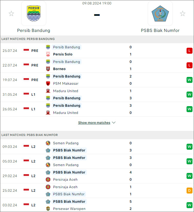 Persib Bandung vs PSBS Biak - Ảnh 1