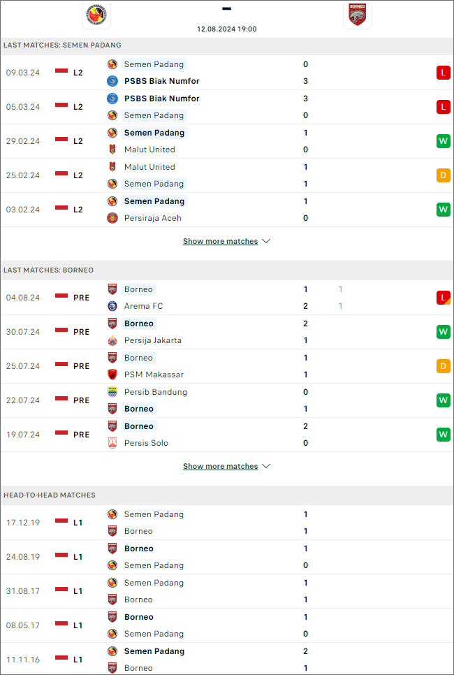 Semen Padang vs Borneo - Ảnh 1