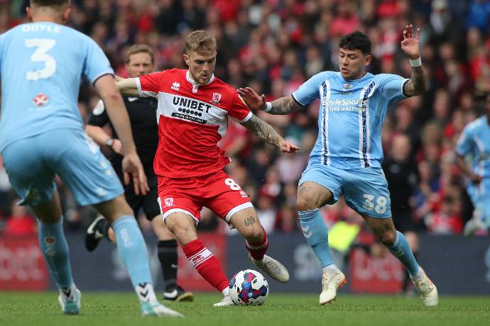 Nhận định, soi kèo Middlesbrough vs Coventry, 02h00 ngày 18/5
