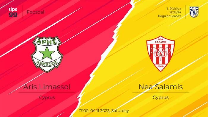Soi kèo bóng đá Nea Salamis vs Aris Limassol, 0h ngày 7/2