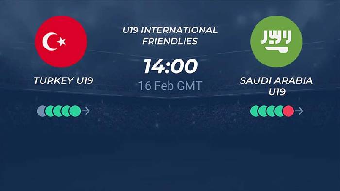 Nhận định bóng đá Thổ Nhĩ Kỳ U19 vs Saudi Arabia U19, 21h ngày 16/2