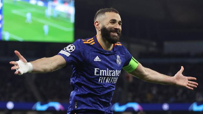 Benzema tự tin Real sẽ hạ knock-out Man City ở Bernabeu