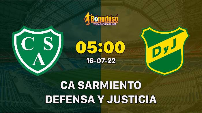 Soi kèo CA Sarmiento vs Defensa y Justicia, 05h00 ngày 16/07/2022, VĐQG Argentina 2022
