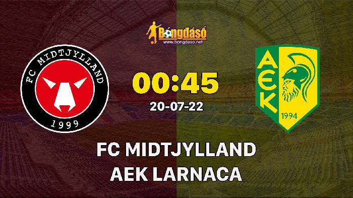 Nhận định FC Midtjylland vs Larnaca, 0h45 ngày 20/7, Champions League 