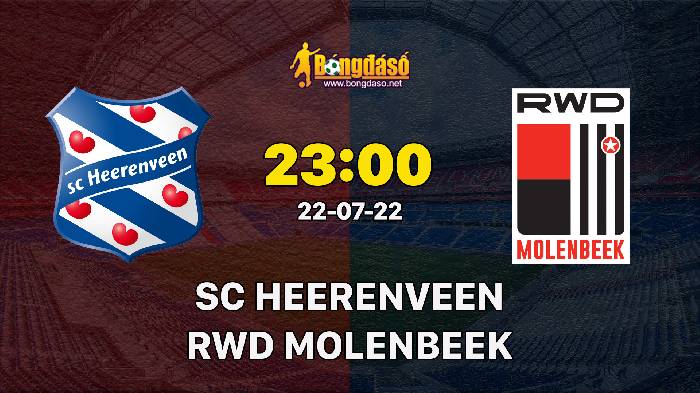 Nhận định SC Heerenveen vs RWD Molenbeek, 23h00 ngày 22/7, Giao hữu 