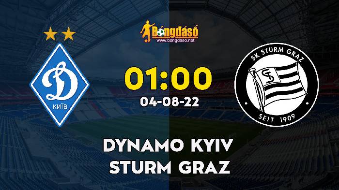 Nhận định Dynamo Kyiv vs Sturm Graz, 1h ngày 04/08, Champions League