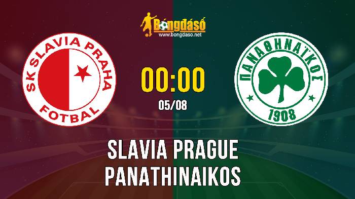 Nhận định Slavia Prague vs Panathinaikos, 0h ngày 05/08, Europa Conference League